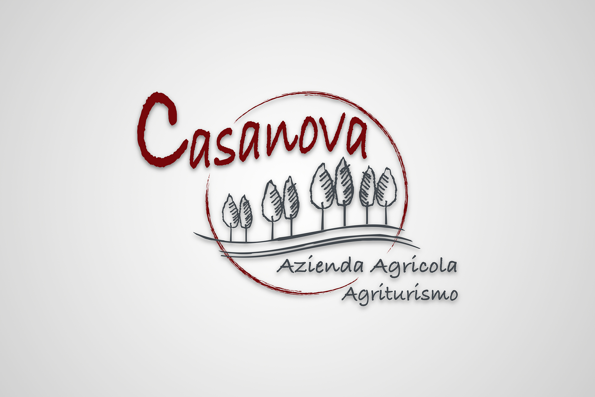 onafez design casanova agriturismo logo azienda agricola