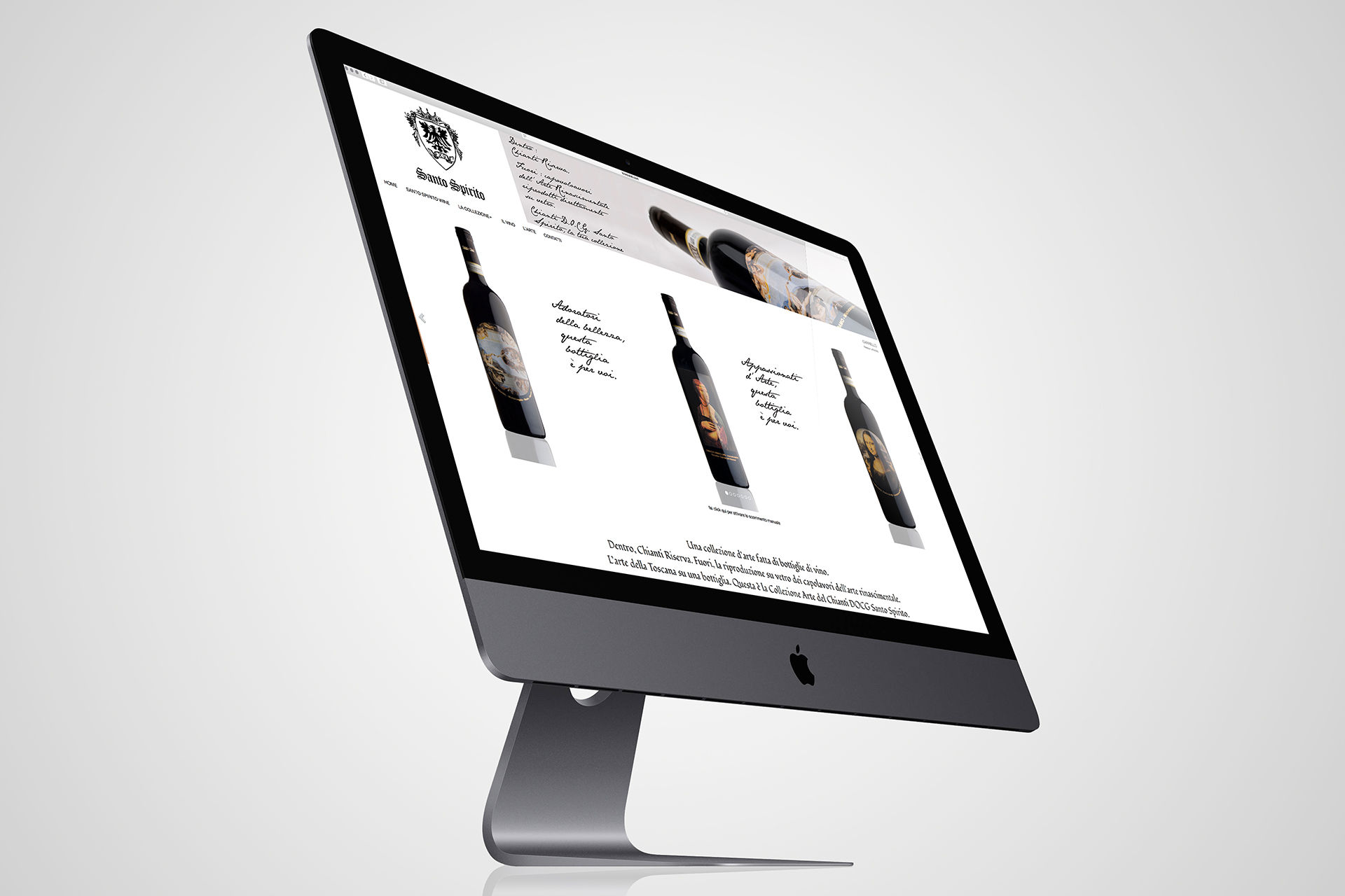 onafez design santo spirito collezione arte website webdesign